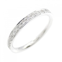 K18WG フルエタニティ ダイヤモンド リング 0.42CT