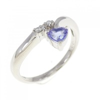 PT ハート タンザナイト リング 0.24CT