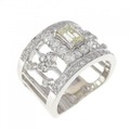 PT ダイヤモンド リング 0.544CT LY VVS1 ファンシーカット