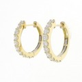 【新品】K18YG ダイヤモンド ピアス 1.004CT