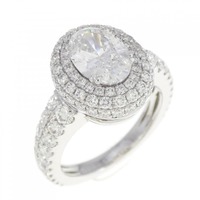 PT ダイヤモンド リング 1.02CT D VS1 オーバルカット