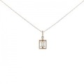 【新品】K18PG ダイヤモンド ネックレス 0.10CT