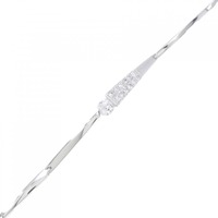 K18WG ダイヤモンド ブレスレット 0.29CT