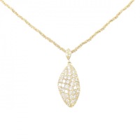 K18YG ダイヤモンド ネックレス 0.88CT
