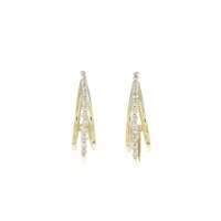 K18YG ダイヤモンド ピアス 0.30CT