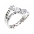PT スリーストーン ダイヤモンド リング 0.53CT