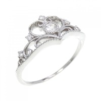 PT ティアラ ダイヤモンド リング 0.14CT