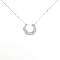 K18WG ダイヤモンド ネックレス 0.50CT