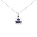 PT サファイヤ ネックレス 1.51CT