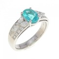PT パライバトルマリン リング 0.91CT ブラジル産