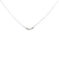 K18WG ダイヤモンド ネックレス 0.10CT