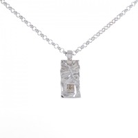 K18WG ダイヤモンド ネックレス 0.36CT