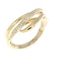 K18YG ダイヤモンド リング 0.09CT
