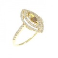 【新品】K18YG ダイヤモンド リング 0.35CT