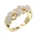 K18YG ダイヤモンド リング 0.30CT