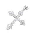PT クロス ダイヤモンド ペンダント 3.00CT