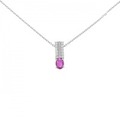 PT ルビー ネックレス 0.39CT