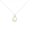 【リメイク】K18YG ダイヤモンド ネックレス 0.15CT