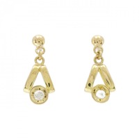 K18YG ダイヤモンド ピアス 0.10CT