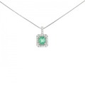 PT エメラルド ネックレス 0.62CT