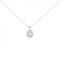 【新品】PT ダイヤモンド ネックレス 0.20CT