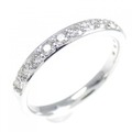 K18WG ダイヤモンド リング 0.33CT