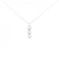 PT スリーストーン ダイヤモンド ネックレス 0.50CT