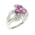 PT ルビー リング 0.85CT
