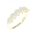 K18YG ダイヤモンド リング 0.58CT