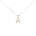 K18YG ダイヤモンド ネックレス 0.314CT
