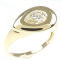 K18YG ダイヤモンド リング 0.76CT