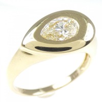 K18YG ダイヤモンド リング 0.76CT