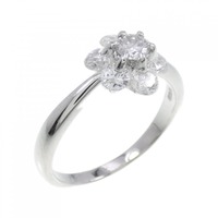 PT フラワー ダイヤモンド リング 1.00CT
