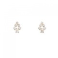 【新品】K18YG ダイヤモンド ピアス 0.20CT