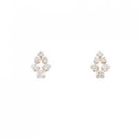 【新品】K18YG ダイヤモンド ピアス 0.20CT