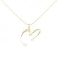 K18YG ダイヤモンド ネックレス 0.18CT