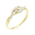 K18YG ダイヤモンド リング 0.30CT