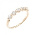 K18PG ダイヤモンド リング 0.52CT