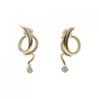 K18YG ダイヤモンド イヤリング 0.21CT