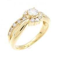 K18YG ダイヤモンド リング 0.26CT