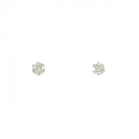 PT ソリティア ダイヤモンド ピアス 0.20CT