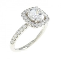 【リメイク】PT ダイヤモンド リング 1.000CT D SI1 Good