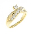 K18YG ダイヤモンド リング 0.45CT
