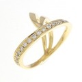 K18YG ダイヤモンド リング 0.40CT
