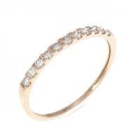 K18PG ダイヤモンド リング 0.15CT