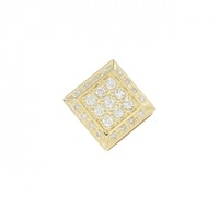 【新品】K18YG ダイヤモンド ペンダント 0.21CT