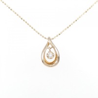 K18PG ダイヤモンド ネックレス 0.05CT