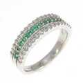 PT エメラルド リング 0.18CT