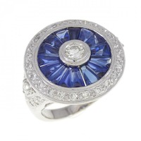 PT サファイヤ リング 2.79CT