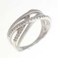 K18WG ダイヤモンド リング 0.24CT